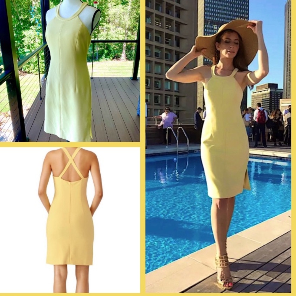 Elizabeth and James โImogenโ dress โ size 8 , Pale Yellow ! BEAUTIFUL ๐โฅ๏ธ๐ฉท - Picture 1 of 16